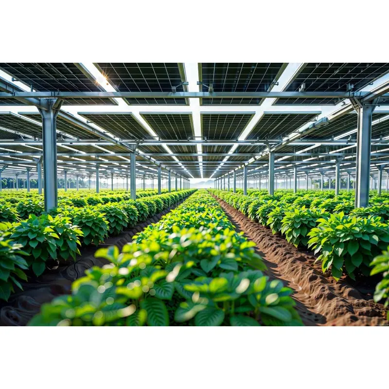 Agrovoltaický solární skleníkový systém